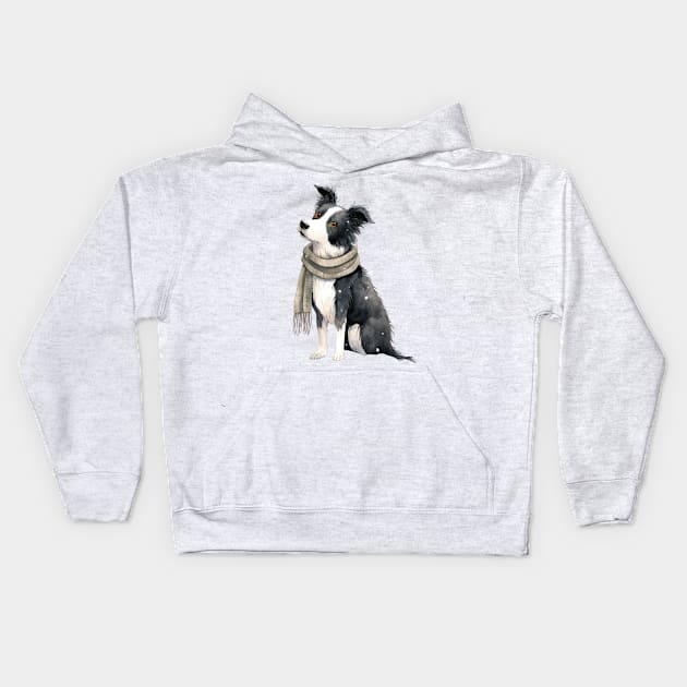 Dog Kids Hoodie by piscoletters